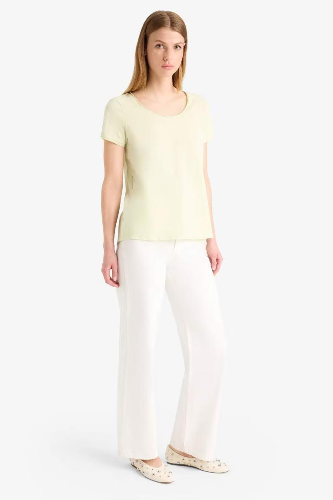 Resim Defacto Kadın T-shirt K1508AZ/GN1108