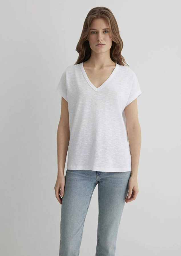 Resim Mavi Regular Kadın  T-shirt M1612380-620