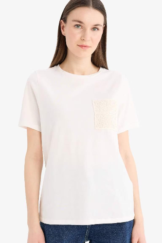 Resim Defacto Kadın T-shirt F1152AX/ER105
