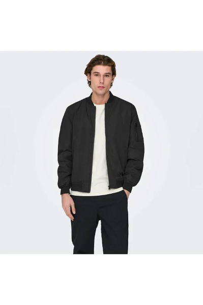 Resim Only & Sons Onsmike Pu Racer Jacket Otw Vd Noos Erkek Deri Mont Ve Ceket 22012339