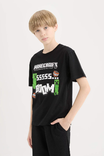 Resim Defacto Erkek Çocuk Kısa Kol T-shirt E3093A8BK81