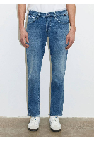 Resim Mavi Regular Straight Erkek Jean Pantolon M0037884333 Martın