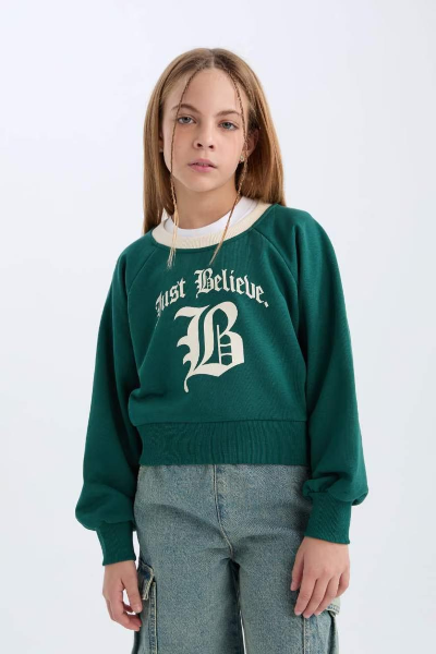 Resim Defacto Kız Çocuk  Sweat D7042A8/GN1116