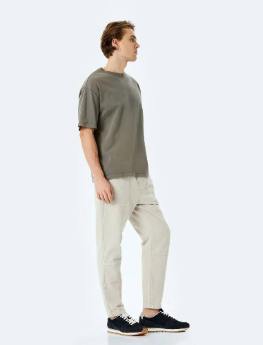 Resim Koton Erkek Kanvas Pantolon 5SAM40006HW