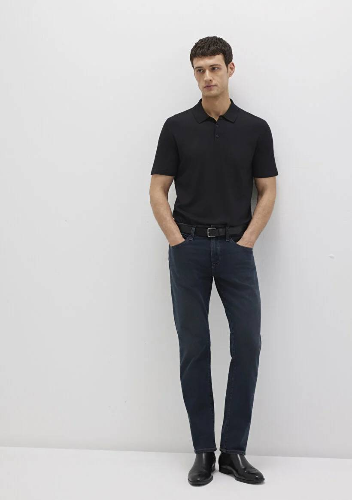 Resim Mavi Marcus Slim Straight Erkek Jean Pantolon M0035126972