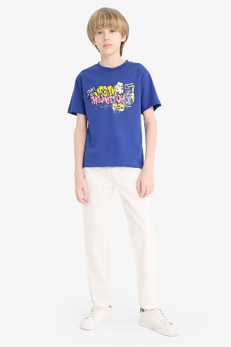 Resim Defacto Erkek Çocuk T-shirt E7493A8/BE778
