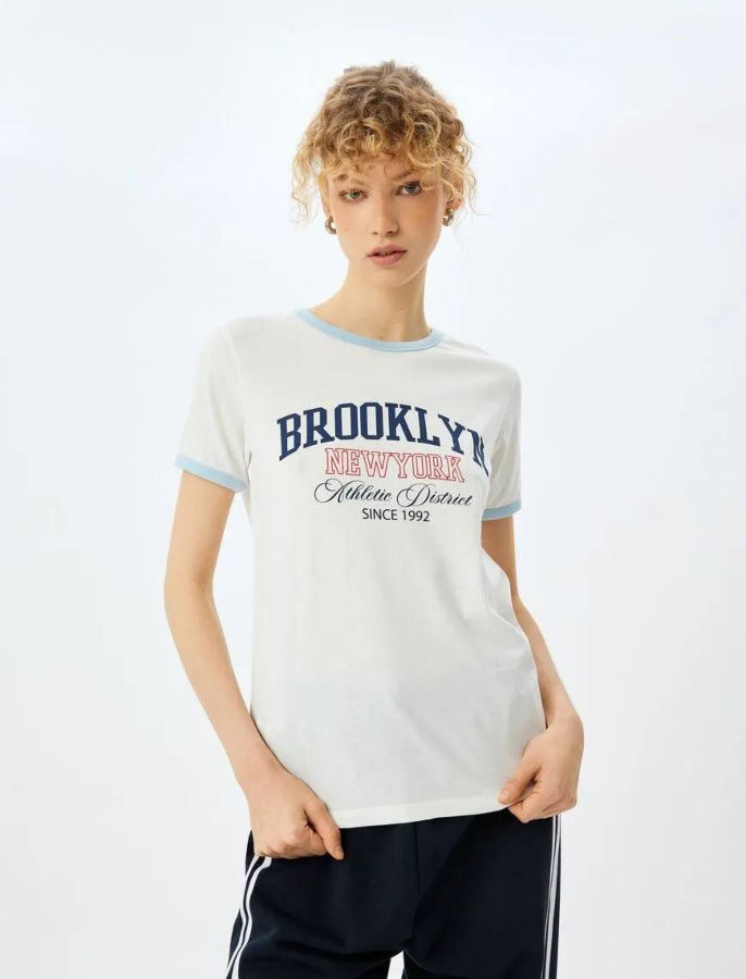 Resim Koton Kadın T-shirt 5SAL10110IK