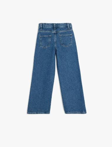Resim Koton Kız Çocuk Jean Pantolon 5SKG40096AD
