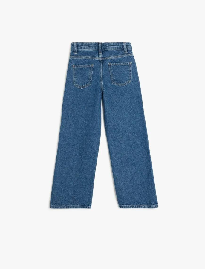 Resim Koton Kız Çocuk Jean Pantolon 5SKG40096AD