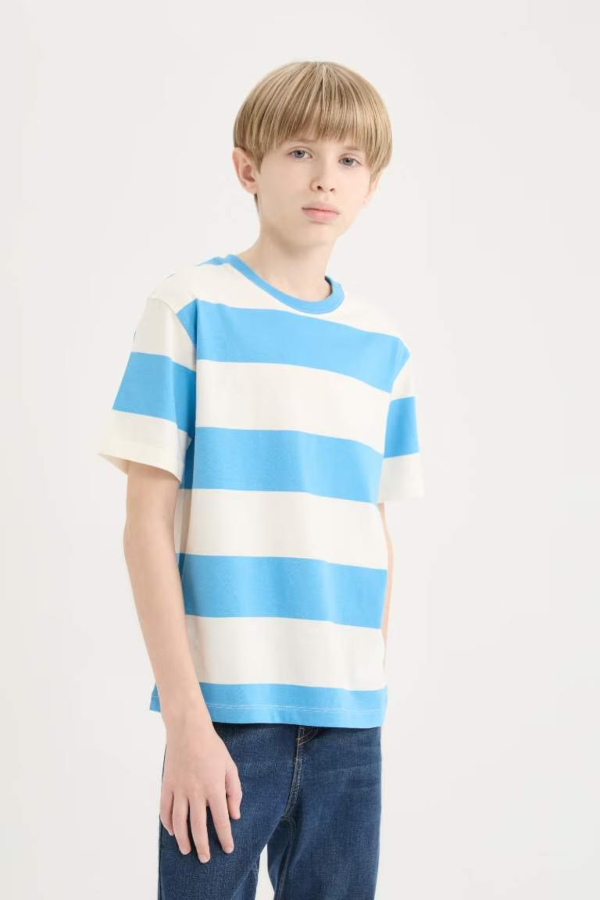 Resim Defacto Erkek Çocuk Kısa Kol T-shirt D7867A8/BE339