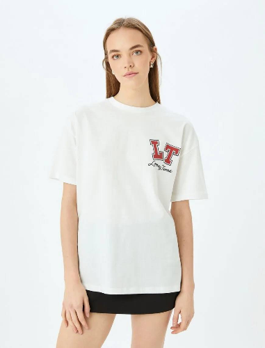 Resim Koton Kadın T-shirt 5SAL10410IK