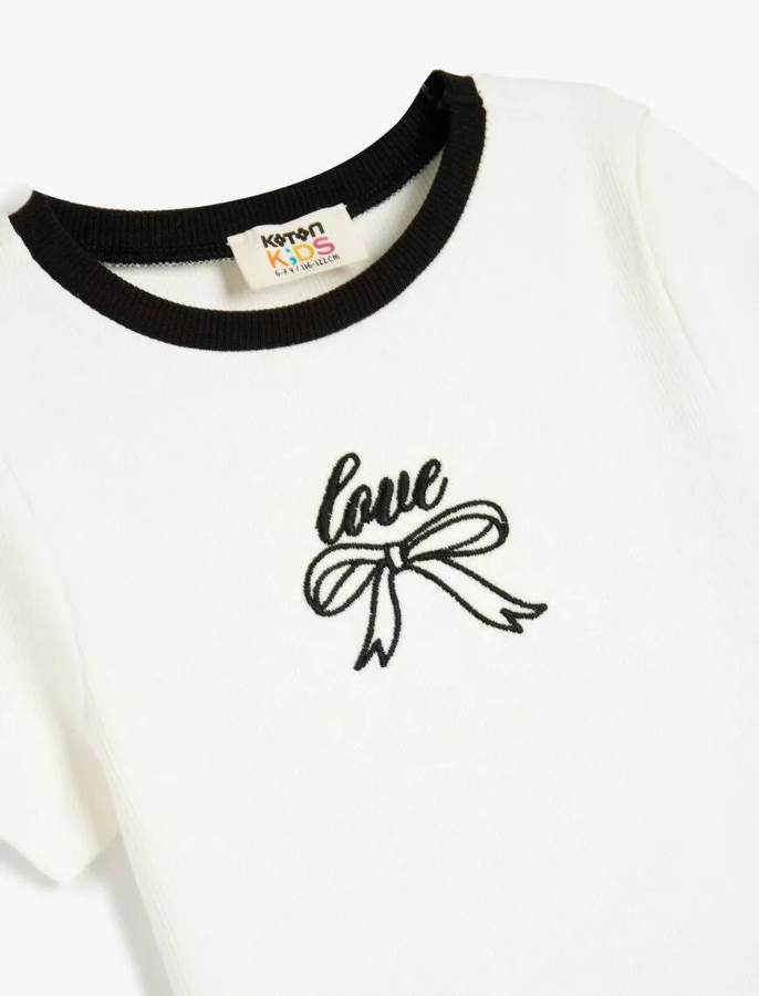 Resim Koton Kız Çocuk T-shirt 5SKG10204AK