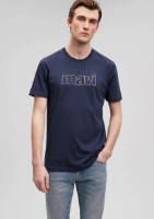 Resim Mavi Erkek T-shirt