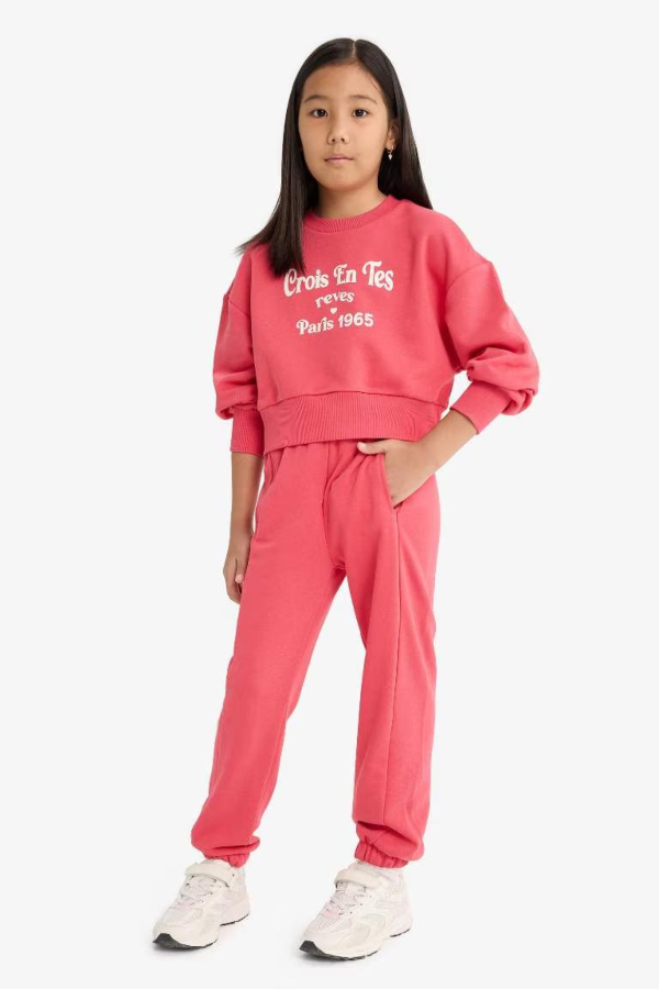 Resim Defacto Kız Çocuk  Sweat Takım F2727A8/RD351