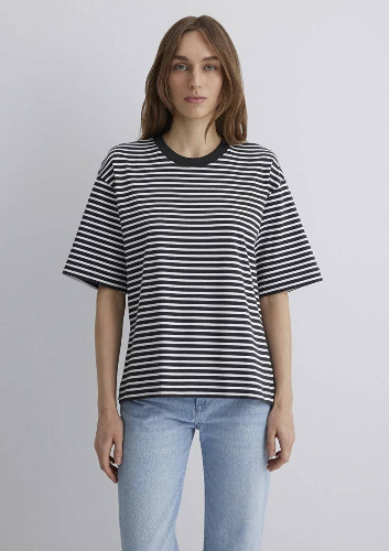 Resim Mavi empty Kadın  T-shirt M1613113-85308