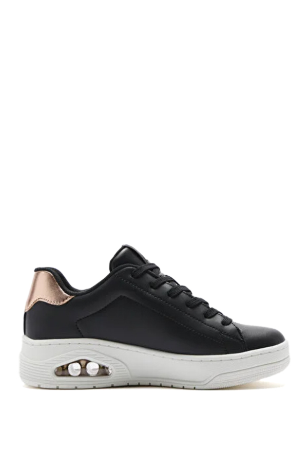 Resim Skechers Uno Court - Courted Air Kadın Spor Ayakkabı 177700 Blk
