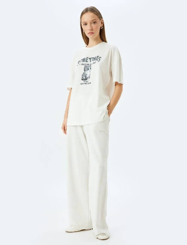 Resim Koton Kadın T-shirt 5SAL10178IK