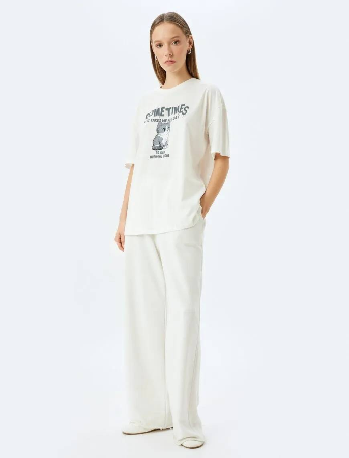 Resim Koton Kadın T-shirt 5SAL10178IK
