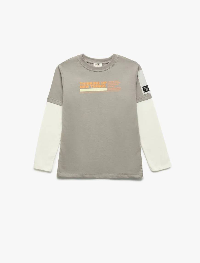 Resim Koton Erkek Çocuk Sweat 6WKB10235TK