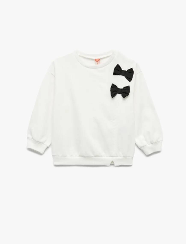 Resim Koton Kız Bebek Sweat 6Wmg10048Ak