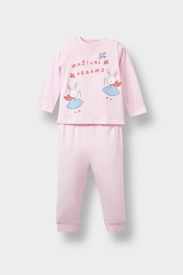Resim Defacto Kız Bebek  Sweat Takım F2910A5/PN633