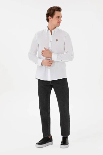 Resim 2225643 Cedcolorreg025K U.S Polo Assn. Erkek Uzun Kol Gömlek