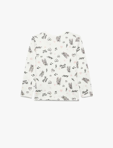 Resim Koton Kız Çocuk Sweat 6Wkg10140Ak