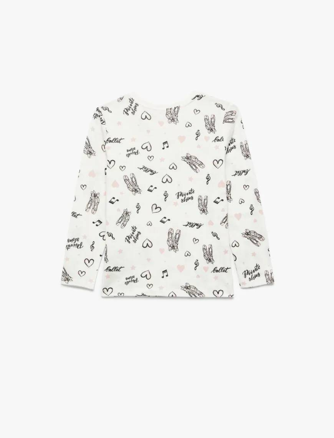 Resim Koton Kız Çocuk Sweat 6Wkg10140Ak