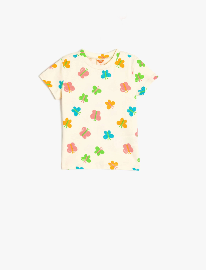 Resim Koton Kız Bebek T-shirt 5SMG10018AK
