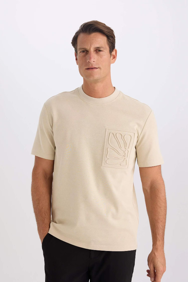 Resim Defacto Erkek  T-shirt B6496AXBG791