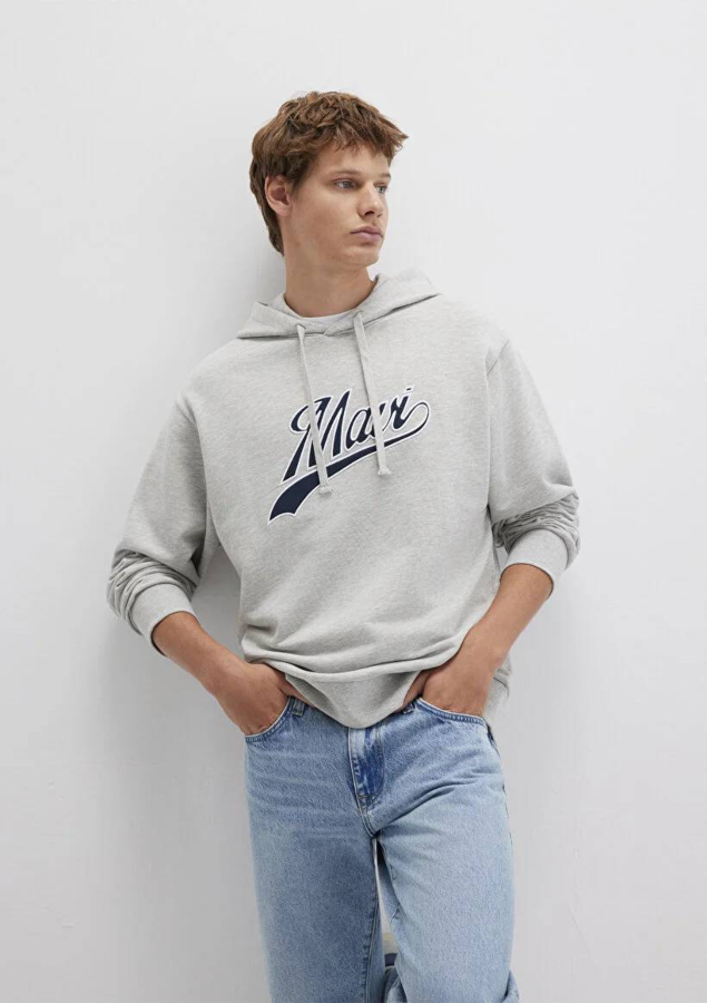 Resim Mavi Logo Erkek Sweat M0S10469-80018