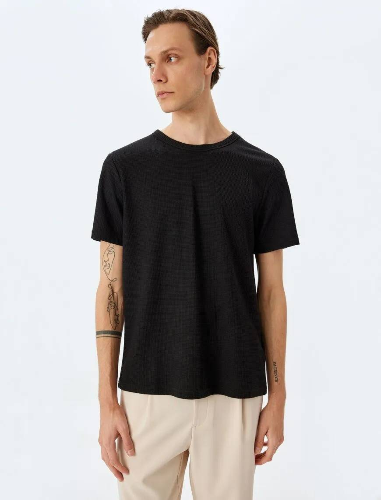 Resim Koton Erkek T-shirt 5SAM10022HK