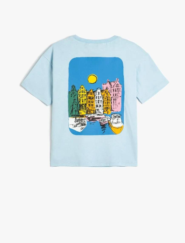 Resim Koton Erkek Çocuk T-shirt 5SKB10120TK