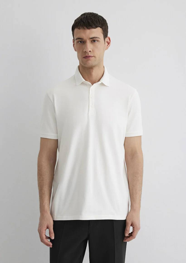 Resim Mavi Regular Erkek  T-shirt M0612011-70057