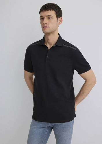 Resim Mavi Regular Erkek  T-shirt M0611536-900
