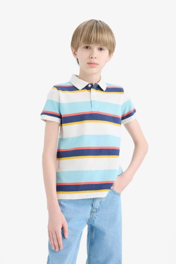 Resim Defacto Erkek Çocuk Kısa Kol T-shirt D7828A8/ER105