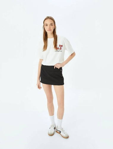 Resim Koton Kadın T-shirt 5SAL10410IK
