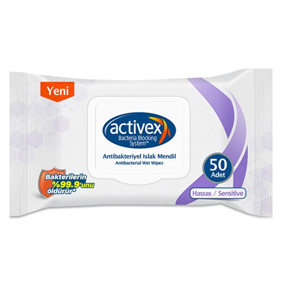 Resim Actıvex Islak Havlu Hassas 50 Li
