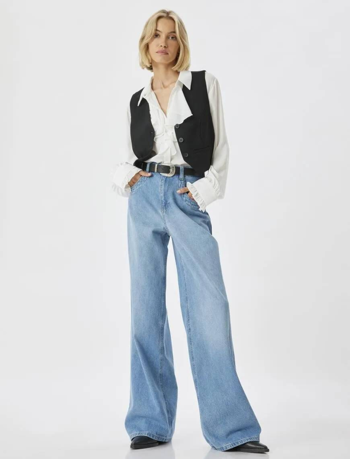 Resim Koton Kadın Jean Pantolon 5WAL40091MD