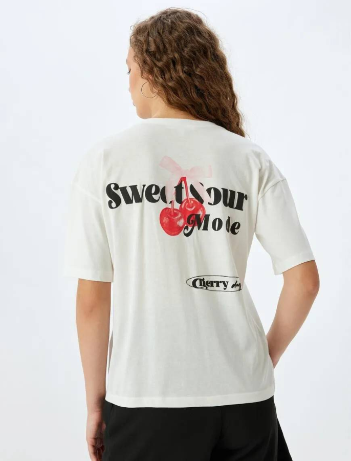 Resim Koton Kadın T-shirt 5SAL10124IK