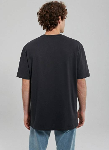 Resim Mavi Logo Erkek T-shirt M0611711-900