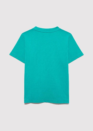 Resim Mavi Logo Baskılı Erkek Çocuk T-Shirt M6610030-71711