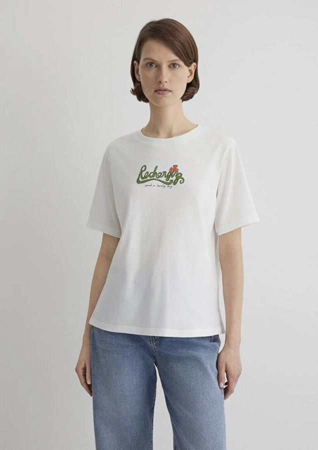 Resim Mavi Regular Kadın  T-shirt M1613166-70057