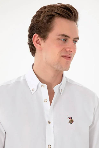 Resim 2225643 Cedcolorreg025K U.S Polo Assn. Erkek Uzun Kol Gömlek