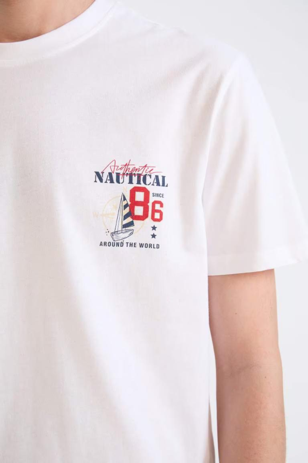 Resim Defacto Erkek  T-shirt D9357AXWT34
