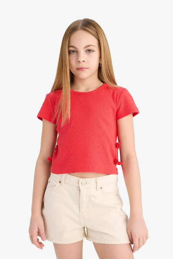 Resim Defacto Kız Çocuk T-shirt F0306A8/RD87
