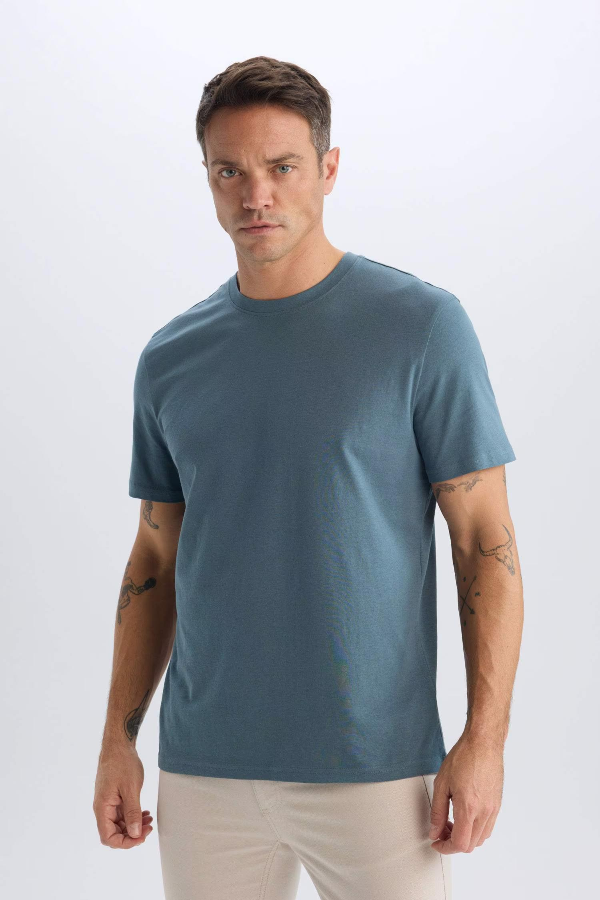 Resim Defacto Erkek  T-shirt V7699AZBE576
