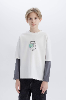 Resim Defacto Erkek Çocuk T-shirt