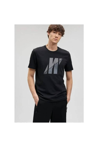Resim Mavi Regular Erkek  T-shirt M0612174-900
