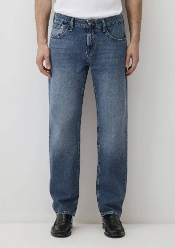 Resim Mavi Loose Erkek  Jean Pantolon M0010039-89649